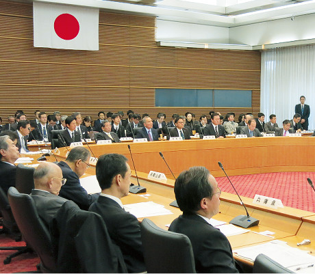 全国都道府県議会議長会の様子