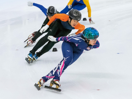 競技中の髙橋選手