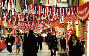 川端通商店街の様子3