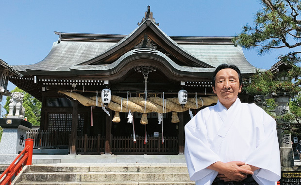 風治八幡宮 宮司　宇都宮誠（うつのみや まこと）さんの写真