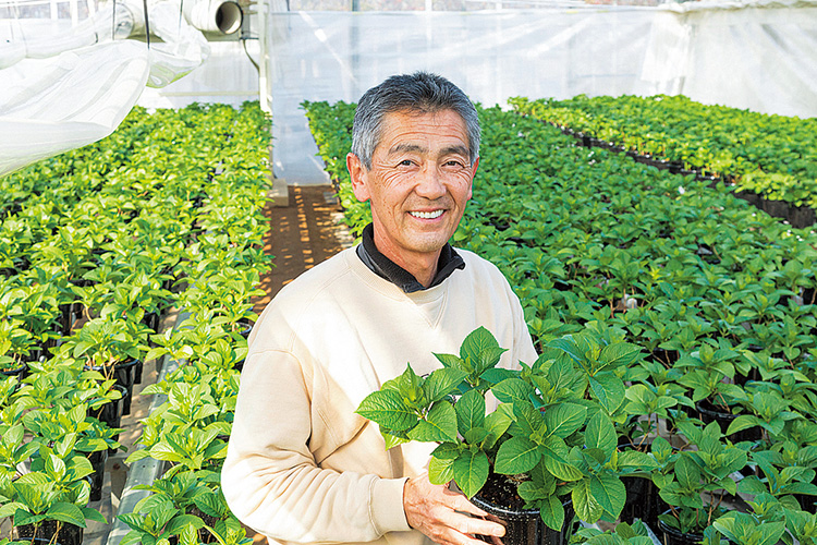 坂本植物園の坂本和盛さんの写真