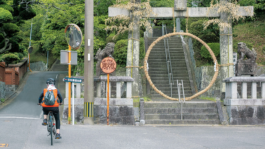 神社のある風景写真 神社のある風景写真