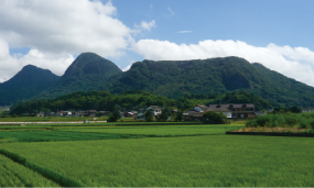 現在の香春岳