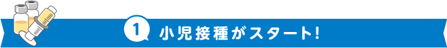 1.小児接種がスタート！