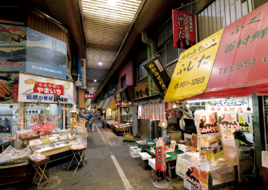 北九州の台所・旦過（たんが）市場の画像