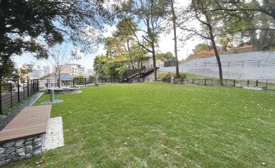 県営西公園にドッグラン 写真