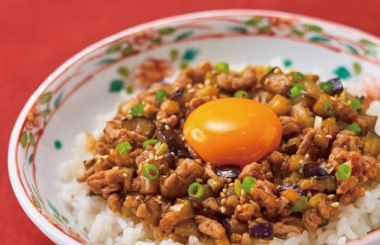 ガッツリ！ピリ辛なす味噌丼 イメージ画像