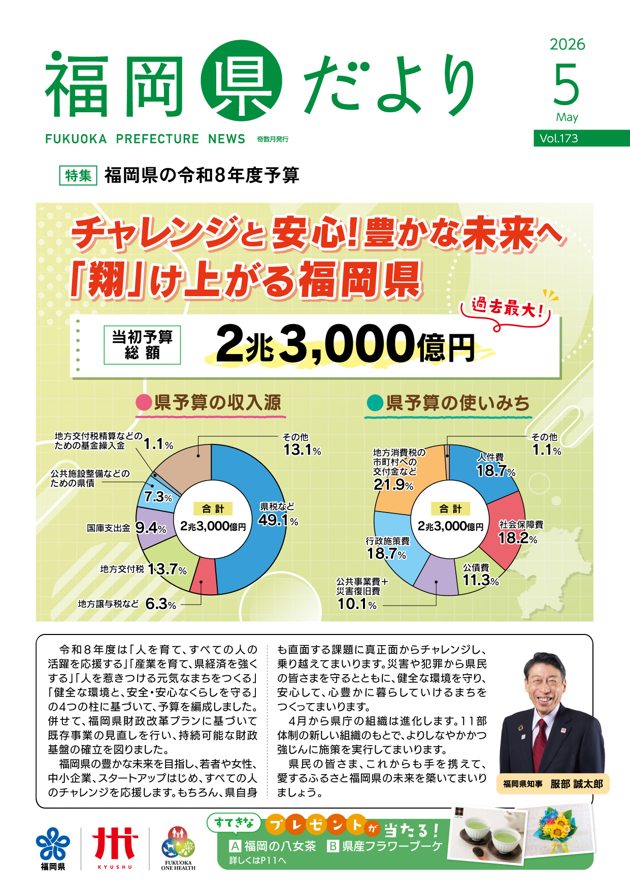 福岡県だより5月号の表紙