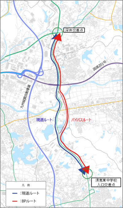 所要時間ルート図