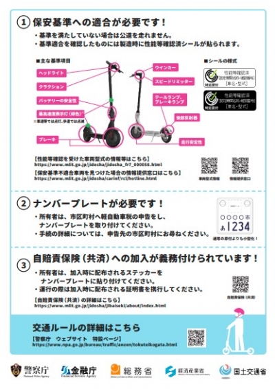 特定小型原動機付自転車ってなに(警察庁等)裏面