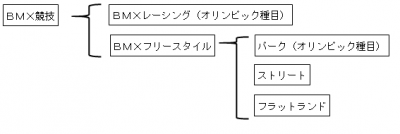 BMXについて（細分）