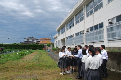 糸島農業高校見学①