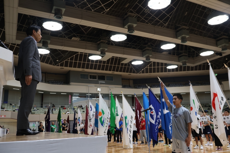 選手宣誓の様子