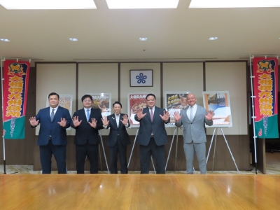 九州場所担当親方表敬