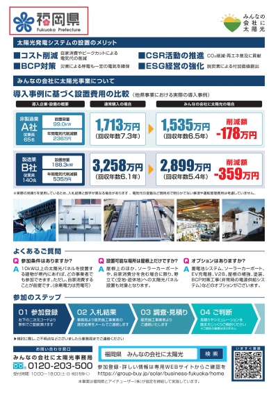 太陽光共同購入チラシ(企業向け)裏