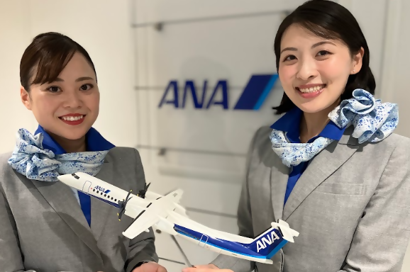 ANAグループの客室乗務員