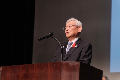 フォーラムの様子（副知事挨拶）