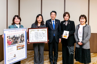 えほん楽団の皆さんとの集合写真