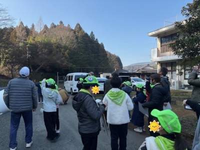 校内からの野鳥観察