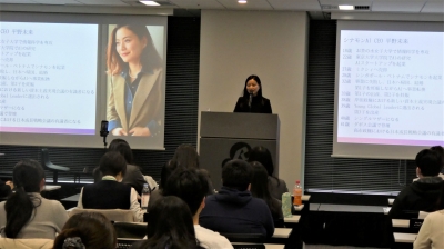 講演の様子①