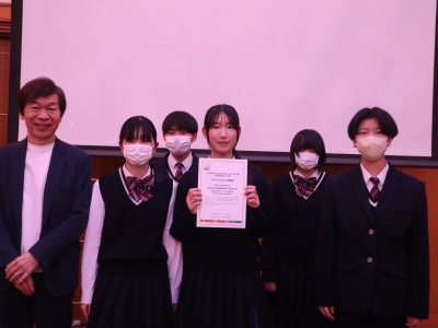 ファイナリスト証明書の授与④