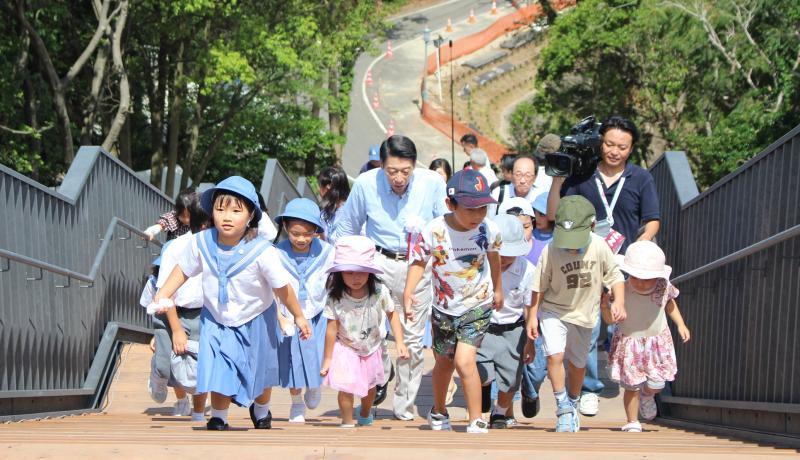 上り初めの様子
