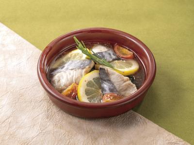 ＹＥＢＩＳＵ ＢＡＲ 「糸島産「特鮮本鰆」のYEBISU蒸し ～アクアパッツァ仕立て～」