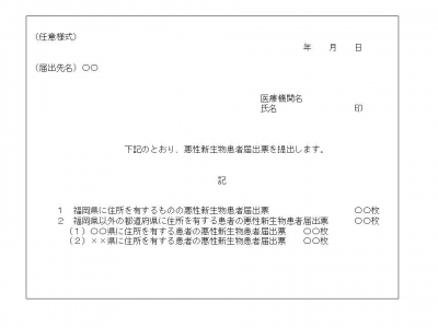 それぞれの枚数が分かるものを添付してください、