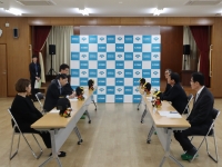 町の取組説明の様子