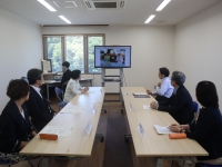 町の取組説明の様子