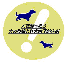 犬を飼ったら犬の登録と予防注射